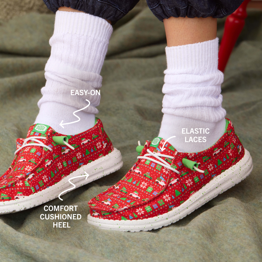 Alternative view of Wendy Holiday Sweater - Red/Green