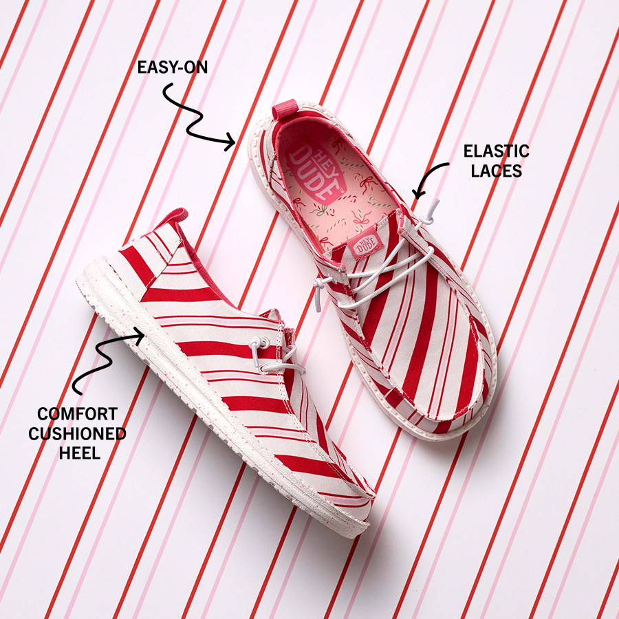 Alternative view of Wendy Candy Cane - Red/Multi