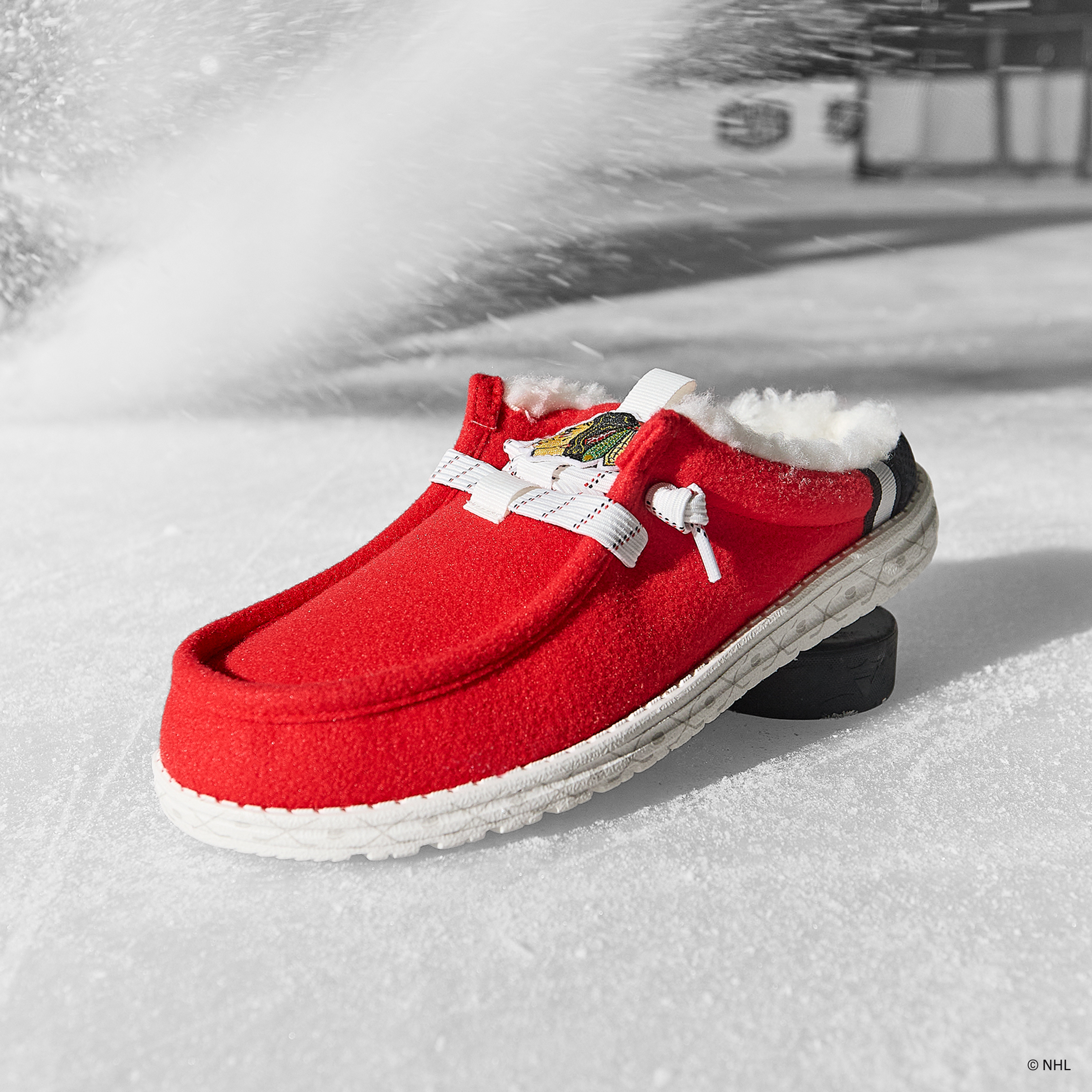 NHL Chicago Blackhawks Wally Slip - Varsity Red/Black - Image 7