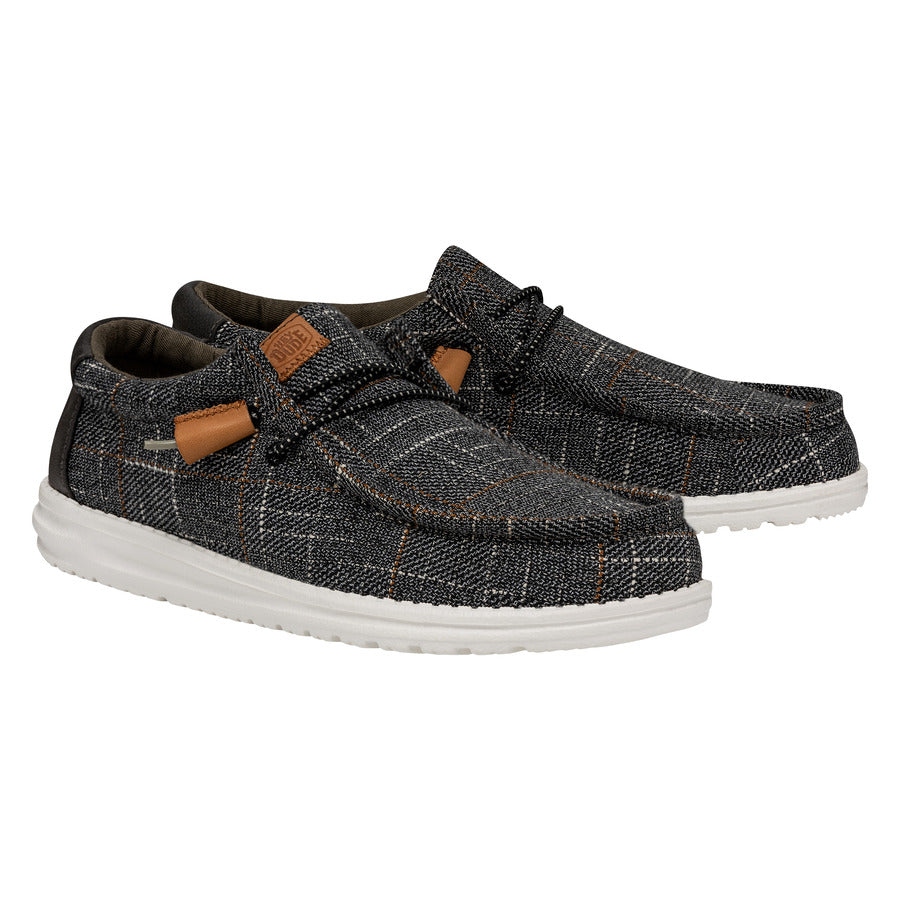 Alternative view of Wally Plaid - Grey