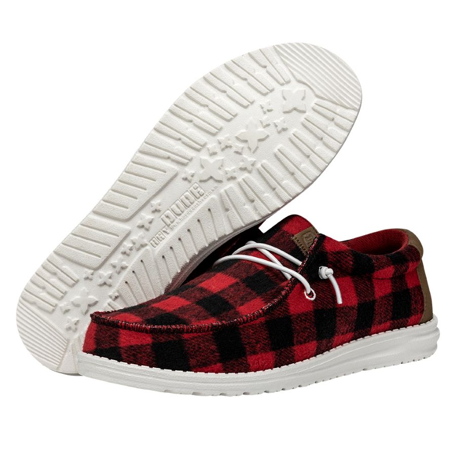 Wally Buffalo Plaid - Red and Black Plaid - Image 4
