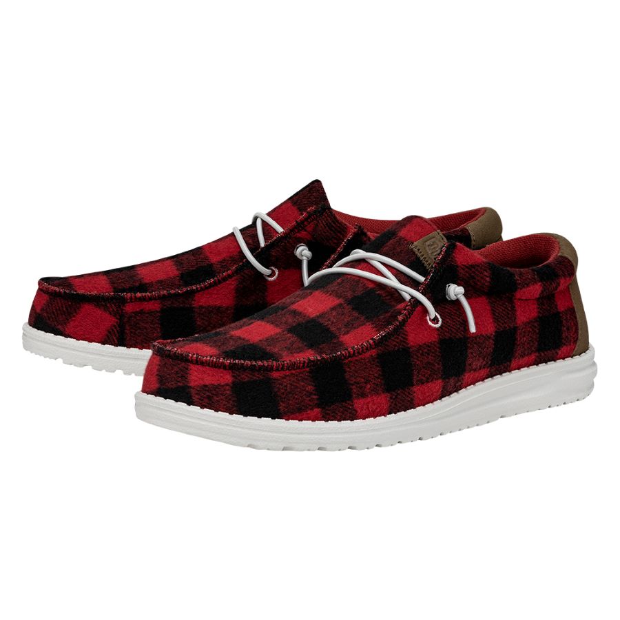 Wally Buffalo Plaid - Red and Black Plaid - Image 3