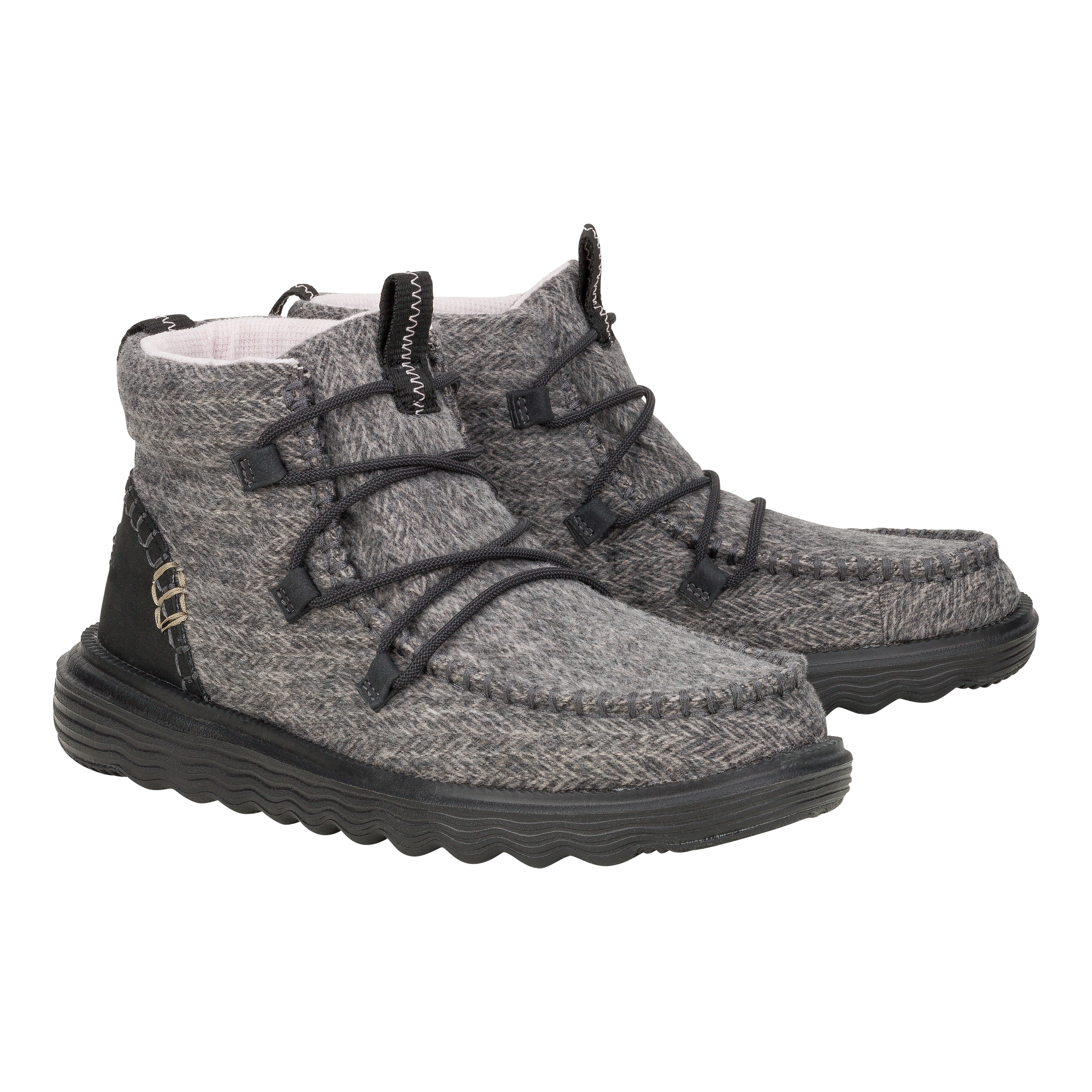 Alternative view of Reyes Heathered - Black