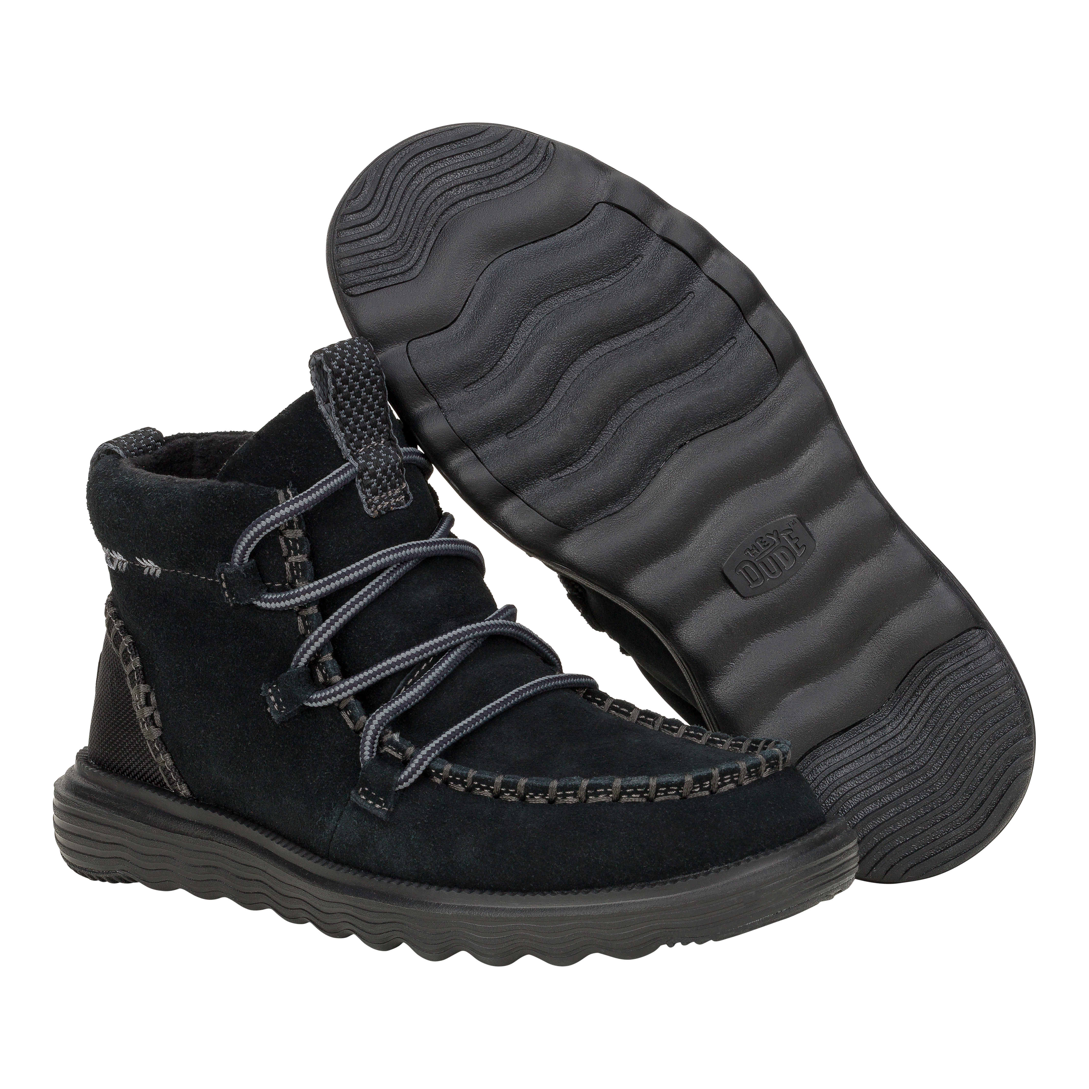 Reyes Suede - Black/Black - Image 3