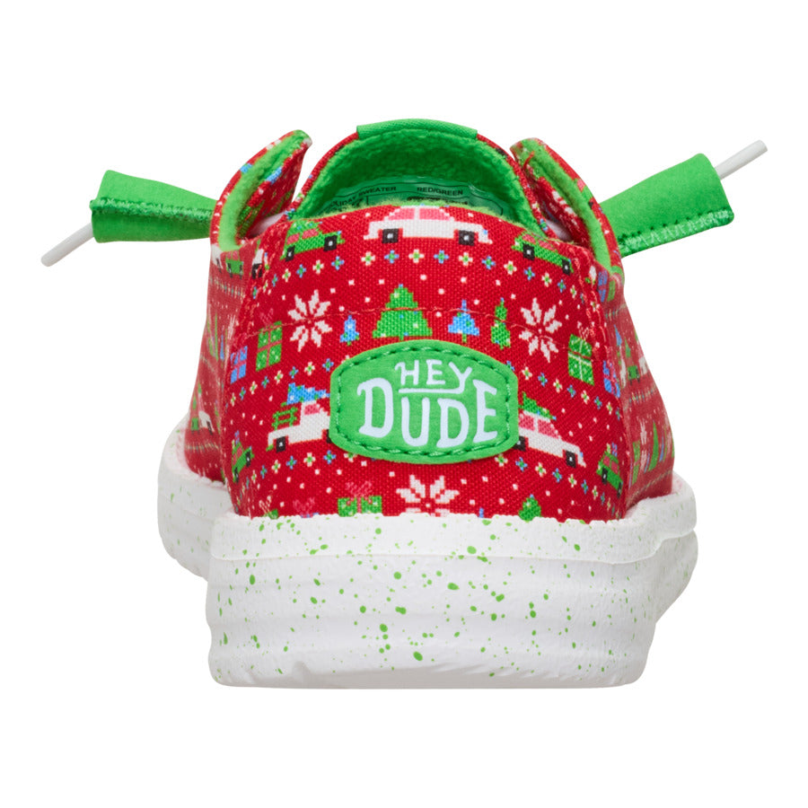 Wendy Holiday Sweater - Red/Green - Image 6