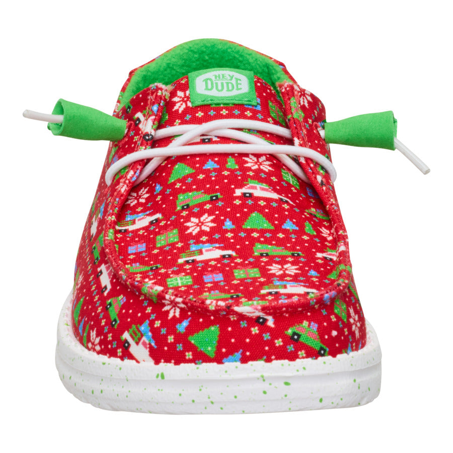 Wendy Holiday Sweater - Red/Green - Image 5