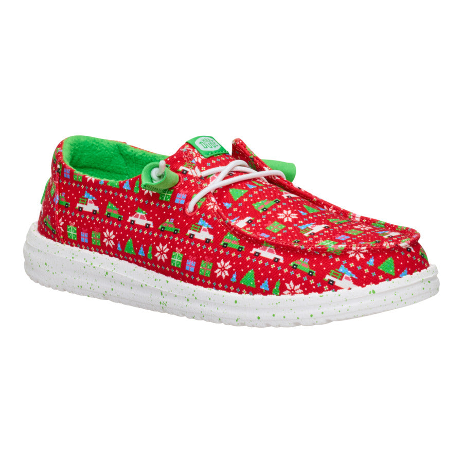 Wendy Holiday Sweater - Red/Green - Image 9