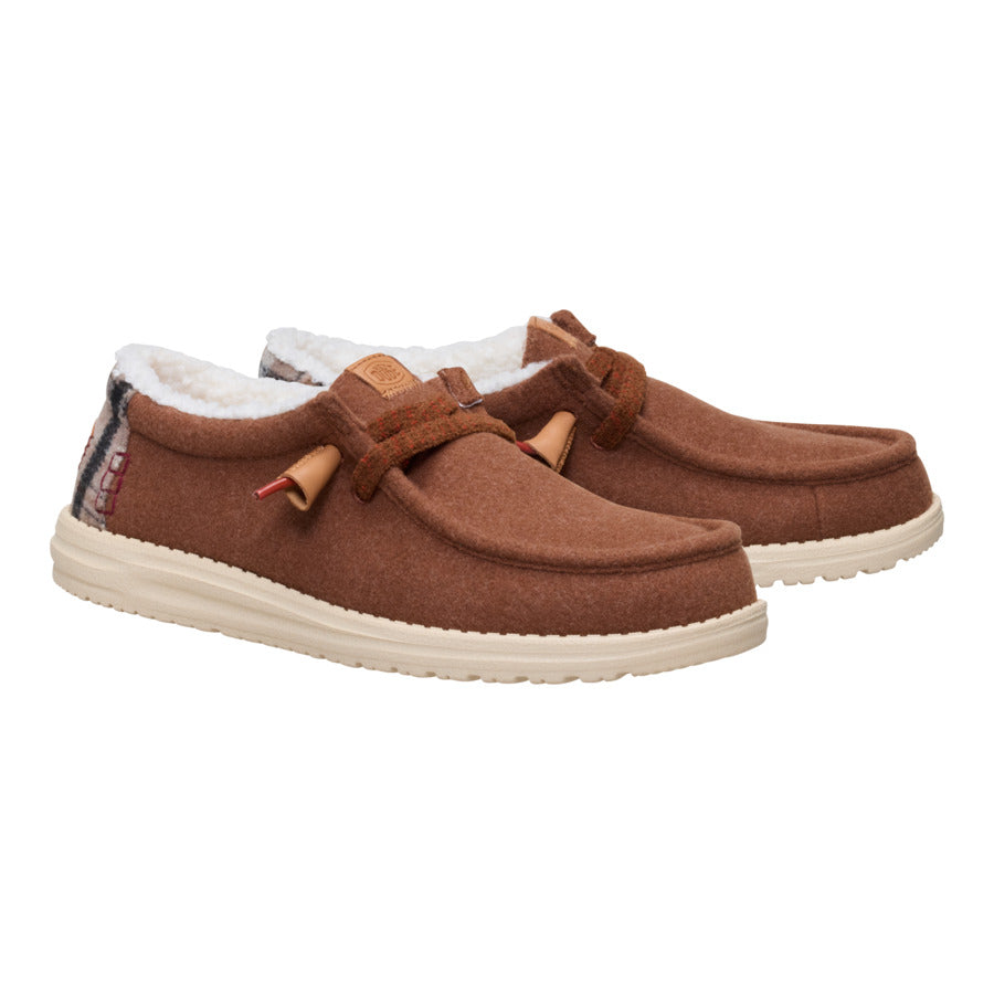 Alternative view of Wally Cozy Plaid - Downtown Brown/Multi