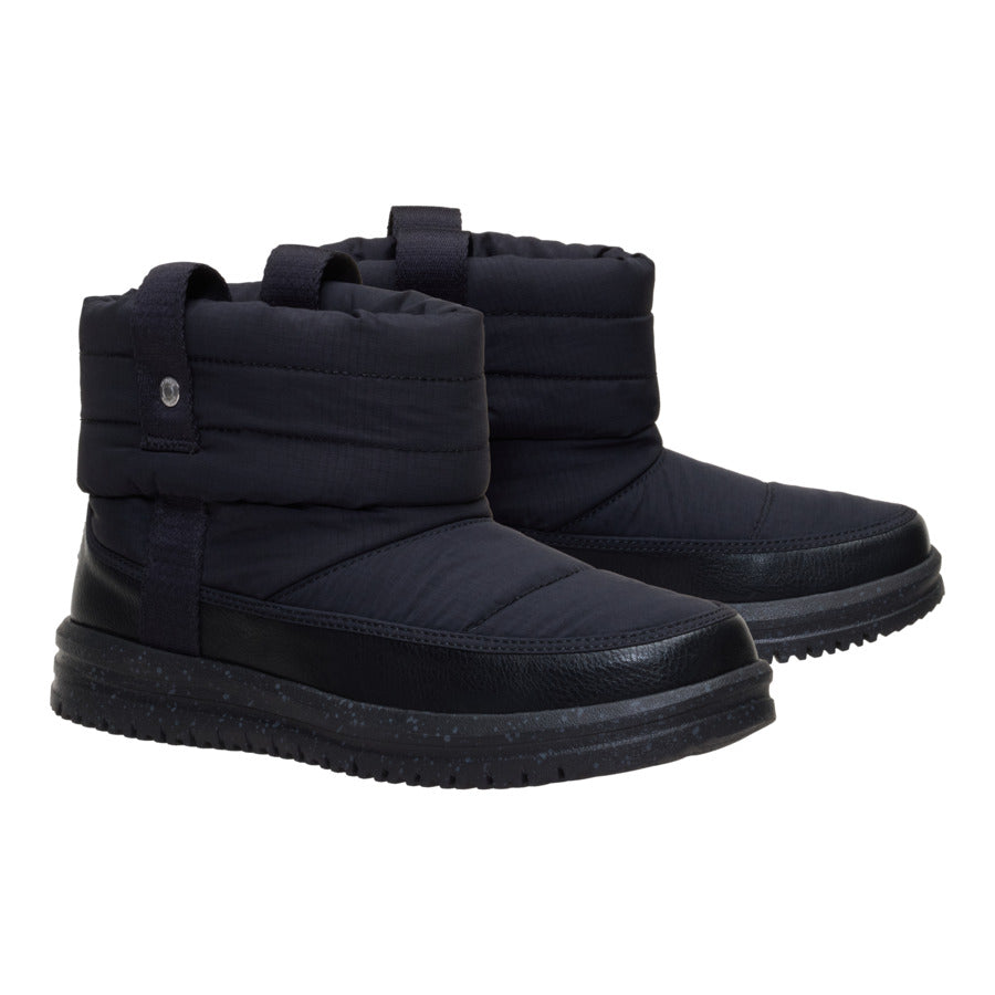 Alternative view of Camden Cuff Nylon Quilt - Black/Black