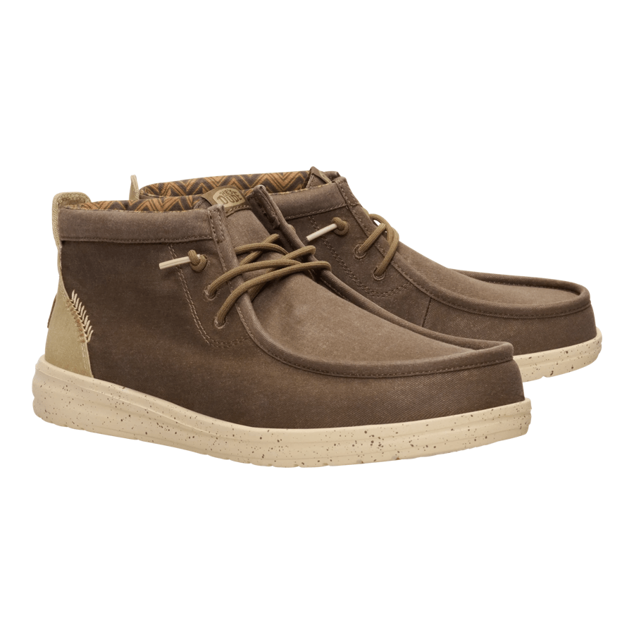 Alternative view of Wally Mid Gripr Stretch Canvas - Teak Brown/Multi