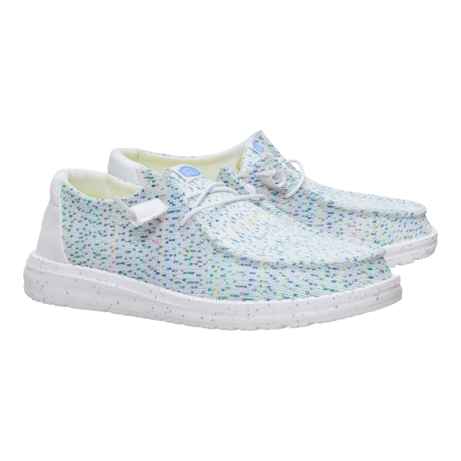 Alternative view of Wendy Stretch Speckle - White/Multi