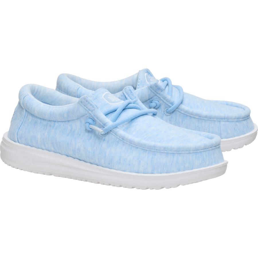 Alternative view of Wally Youth Stretch Jersey - Light Blue