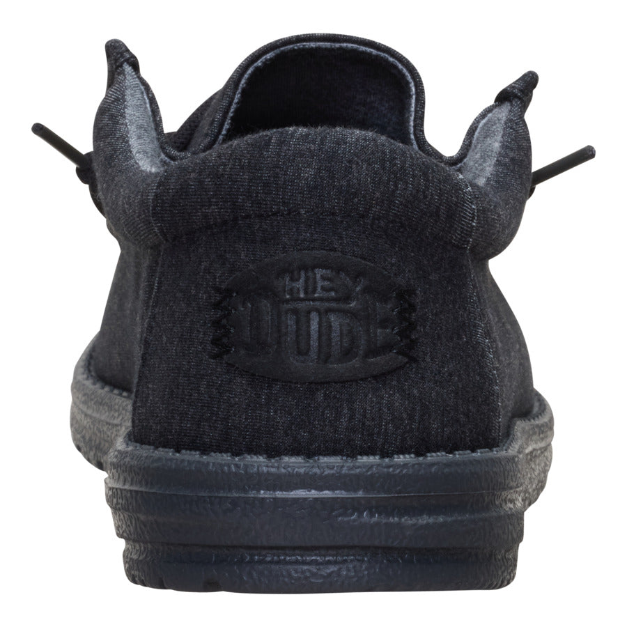 Wally Stretch Jersey Wide - Heather Black/Black - Image 6